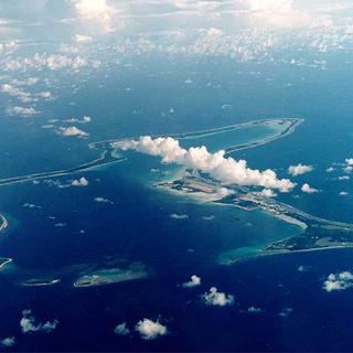Diego Garcia, dans les îles Chagos, abrite une importante base militaire américaine.