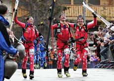 Les vainqueurs 2008: Florent Troillet, Didier Moret and Alexander Hug