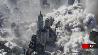 Des photos du 11 septembre prises depuis les hélicoptères de la police ont été révélées mercredi pour la première fois