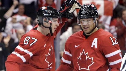 Crosby et Iginla sont contents, le Canada a commencé par un succès.