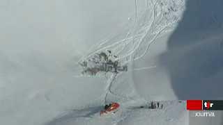 Diemtigtal (BE): le nombre de victimes de l'avalanche est désormais de 7, les corps des 3 derniers disparus ont été retrouvés