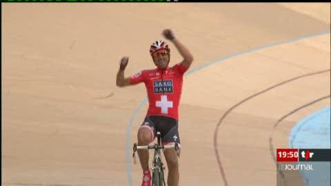 Cyclisme: le Suisse Fabian Cancellara s'impose sur les pavés de Paris-Roubaix