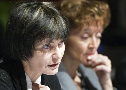 Micheline Calmy-Rey et Eveline Widmer-Schlumpf parlent d'une seule voix sur les bonus.