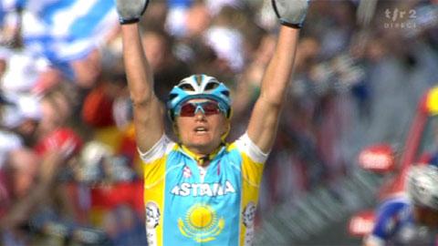 Cyclisme / Liège-Bastogne-Liège : Alexandre Vinokourov remporte la 96e édition de la Doyenne des classiques.