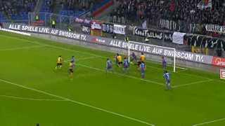 Football / Super League (19e j): Bâle - Young Boys (4-0)
