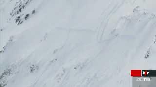 VS: le snowboarder qui a été emporté par une avalanche dimanche à Grimentz, est décédé dans la soirée