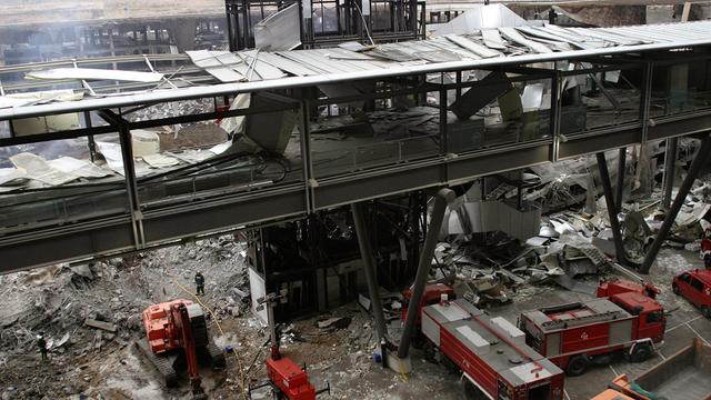 L'attentat avait fait deux morts et d'importants dégâts à l'aéroport.