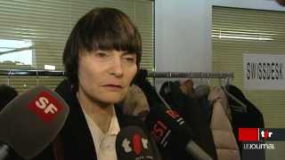 WEF: entretien avec la conseillère fédérale Micheline Calmy-Rey au sujet de la crise avec la Libye