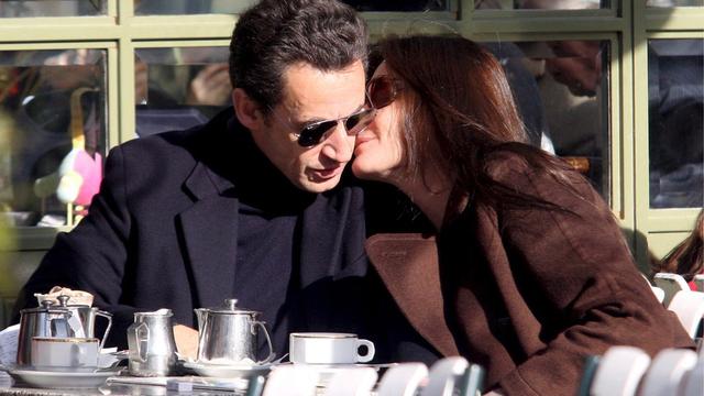 Carla Bruni et Nicolas Sarkozy au temps du bonheur.