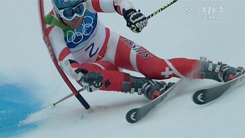 JO Vancouver / Ski alpin: Géant - Didier Cuche passe à côté de sa première manche et finit loin des meilleurs.