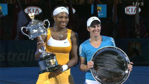 Tennis / Open d'Australie: Triomphe de Serena Williams (USA) face à Justine Henin (BEL)