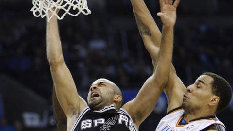 Thabo Sefolosha a subi une défaite rageante face aux Spurs de Tony Parker.