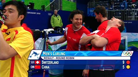 JO Vancouver / Curling: Suisse - Chine : Victoire de la Suisse (9-5)