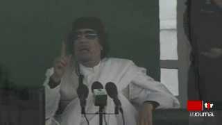 Libye: les propos du Général Kadhafi, qui appelle à la guerre sainte contre la Suisse, ont été fermement condamnés par la communauté internationale