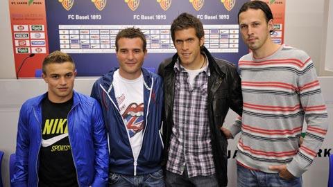 Ce ne sont pas les Dalton, mais les 4 joueurs du FC Bâle qui iront à la Coupe du monde.