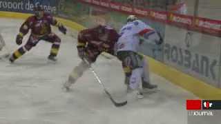 Championnat suisse de hockey: Genève-Servette accède en demi-finale au détriment de Fribourg-Gottéron