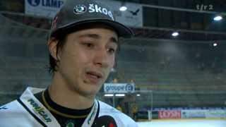 Hockey / LNA (44e j): itw Julien Sprunger (Fribourg) et Philippe Seydoux (Bienne)