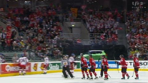 Hockey / Mondial / Suisse – Rép. Tchèque : Martin Plüss ouvre le score après 4'15''