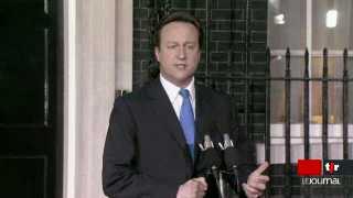 Grande-Bretagne: le conservateur David Cameron est le nouveau premier ministre britannique