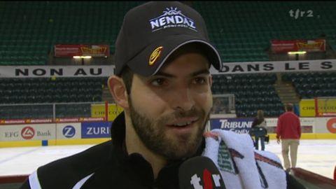 Hockey / LNA (playoff 1/2): itw Florian Conz (Genève-Servette)