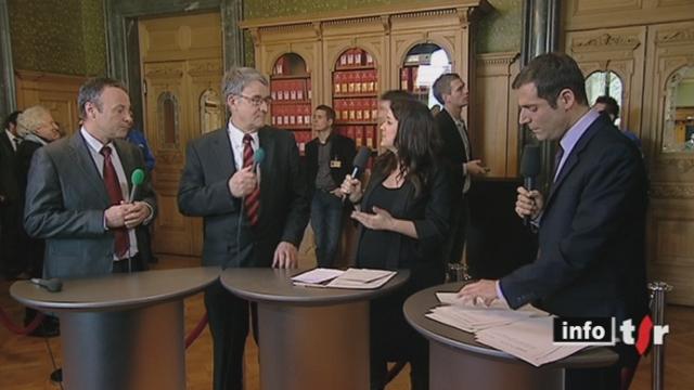 Elections fédérales: les réactions de Stéphane Rossini (Conseiller national PSS / VS) et d'Urs Schwaller (Conseiller aux Etats PDC / FR)