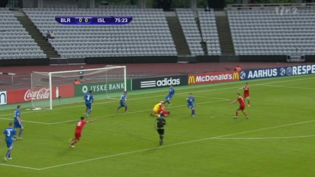 Football/Euro M21: résumé du match Biélorussie - Islande (2 - 0)