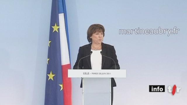 France: l'ancienne ministre Martine Aubry annonce sa candidature aux primaires socialistes