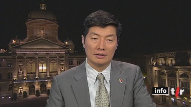 Le sucesseur politique du Dalaï Lama, Lobsang Sangay, est de passage en Suisse