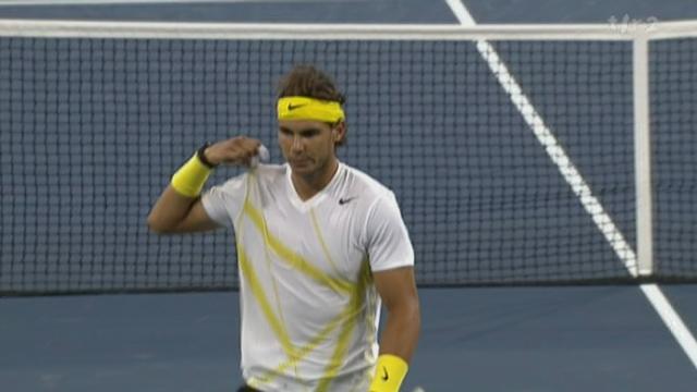 Tennis / US Open (2e tour): Andrey Golubev (KAZ) - Rafael Nadal (ESP). Belle opposition de style (1re manche, à 3-2 pour le Kazakh)