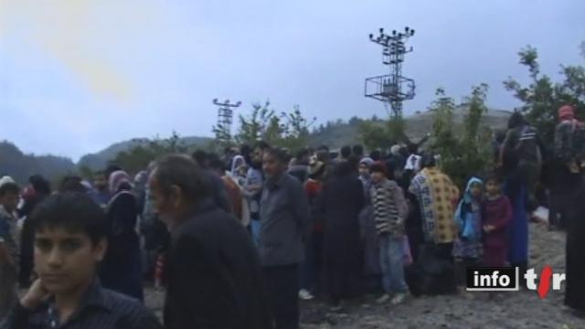 Près de 8'500 Syriens ont rejoint la Turquie après avoir fui la répression du régime de Bachar el-Assad