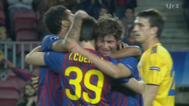 Football / Ligue des Champions (gr. H): Barcelone-Bate (4-0)