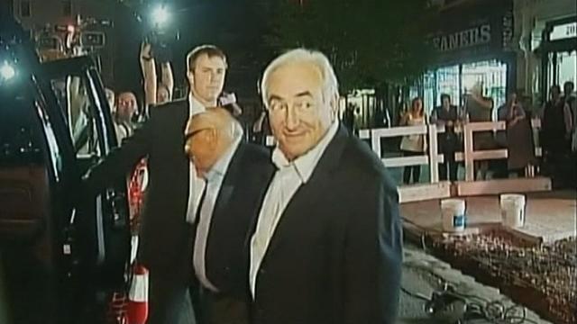 Première soirée de liberté pour Dominique Strauss-Kahn