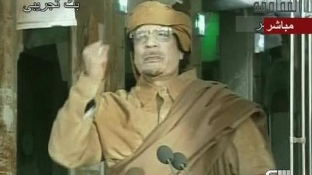 Nouveau message audio de Mouammar Kadhafi jeudi