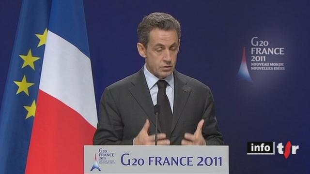 G20: Nicolas Sarkozy demande davantage d'efforts de la part de la Suisse en matière fiscale