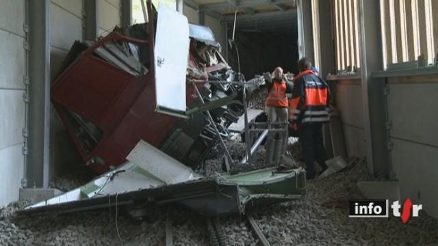 Un train a déraillé sur la ligne Montreux - Rochers-de-Naye, blessant deux ouvriers