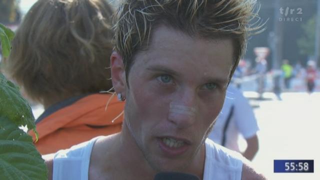 Athlétisme / 78e Morat - Fribourg: Stéphane Joly, premier vainqueur suisse depuis 13 ans, à l'heure de l'interview