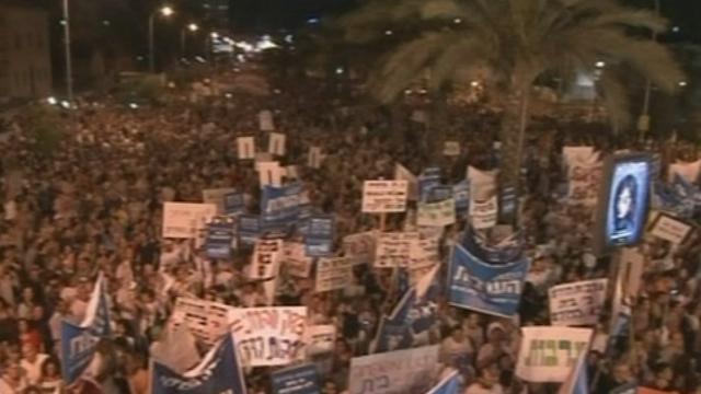 Séquences choisies - Manifestation monstre à Tel-Aviv