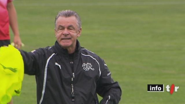 Football: la Suisse d'Ottmar Hitzfeld doit battre l'Angleterre samedi pour garder une chance de participer à l'Euro 2012