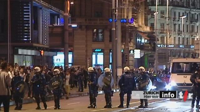 Zurich: des affrontements entre forces de l'ordre et manifestants ont causé d'importants dégâts