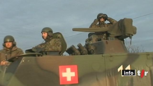 Kosovo: un détachement de la Swisscoy a été dépéché dans le nord du pays, où la tension est vive