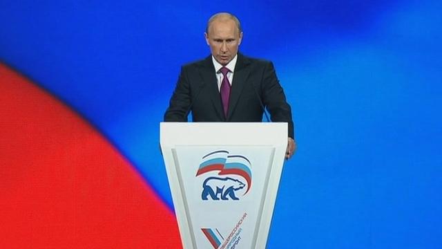 Vladimir Poutine candidat à l'élection présidentielle