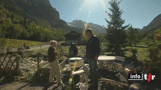 Intempéries en Suisse: le Lötschental et le Kandertal sont particulièrement affectés par les inondations