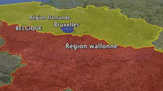 La crise en Belgique expliquée à travers une carte