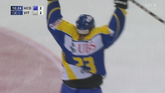 Hockey / Coupe Spengler (1re demi-finale). Davos - Vitkovice. Les Grisons prennent l'avantage 3-2 dans le tiers médian