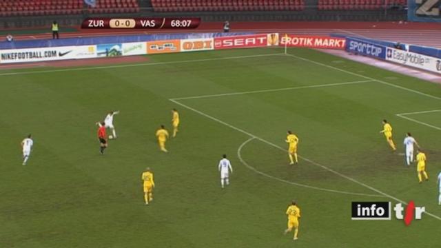 Football / Europa League : le FC Zürich, déjà éliminé de la compétition, remporte pour l'honneur son dernier match face aux Roumains de Vaslui sur le score de 2 à 0