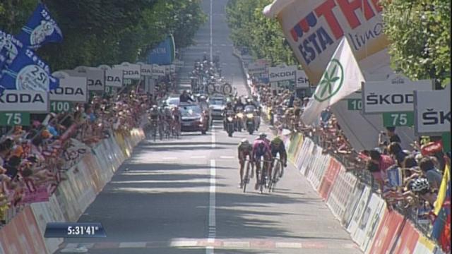 Cyclisme / Giro (17e étape): Diego Ulissi remporte l'étape du jour