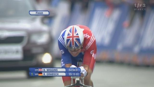 Cyclisme / Championnats du Monde Copenhague: contre-la-montre. Bradley Wiggins 8GBR), médaillé de bronze
