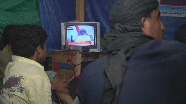 Yémen: le président Saleh s'exprime à la télévision