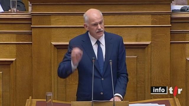 Grèce: le premier ministre grec demande à son parlement un vote de confiance sur le plan d'aide financière européen