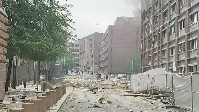 Enorme explosion dans le centre d'Oslo en Norvège